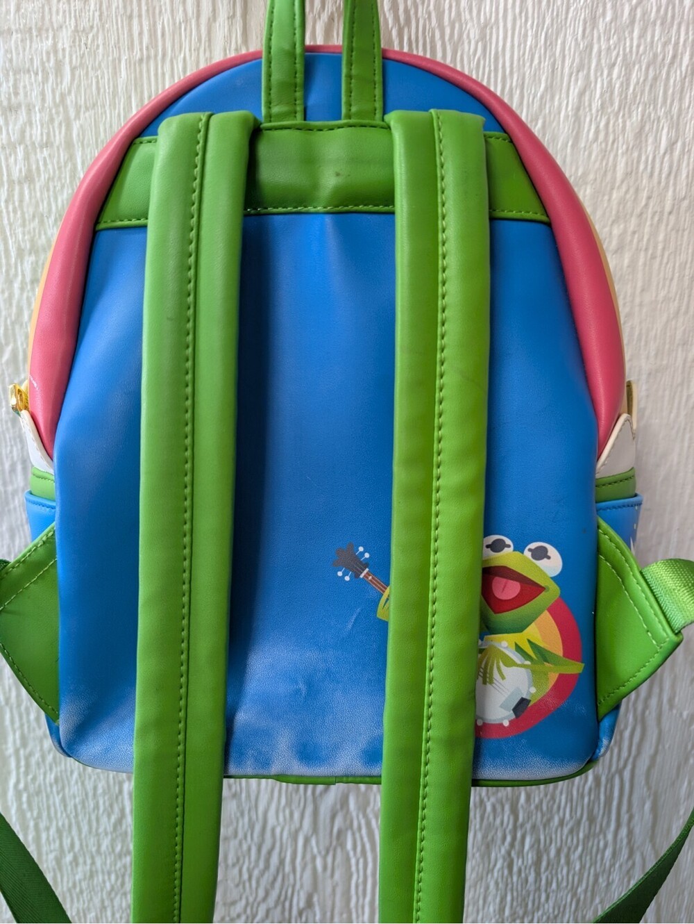 Rare Loungefly The Muppets Rainbow Connection Kermit Mini Backpack - Picture 9 of 9
